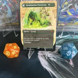 Germination Practicum (Borderless) (M) #296 Secrets of Strixhaven MTG NM - Image 1