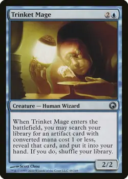 Trinket Mage Scars of Mirrodin NM Blue Uncommon MAGIC GATHERING CARD ABUGames - Image 1