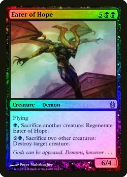 Eater of Hope FOIL Born of the Gods HEAVILY PLD Black Rare MAGIC CARD ABUGames - Image 1