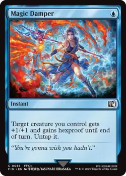 NM Foil Magic Damper, MTG, Final Fantasy, Magic the Gathering, 61 - Image 1