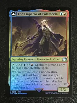 MTG Final Fantasy The Emperor of Palamecia Foil 0219 NM - Image 1
