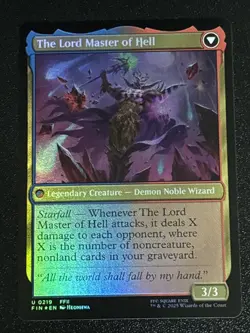 MTG Final Fantasy The Emperor of Palamecia Foil 0219 NM - Image 2