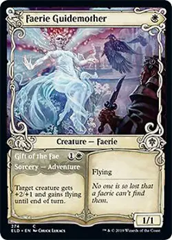 Faerie Guidemother / Gift of the Fae (Showcase) Throne of Eldraine NM ABUGames - Image 1