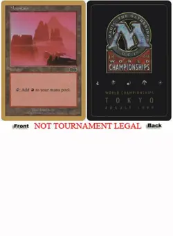 Mountain (Urza's Saga 346 - Mark Le Pine - 1999) World Championship PLD ABUGames - Image 1