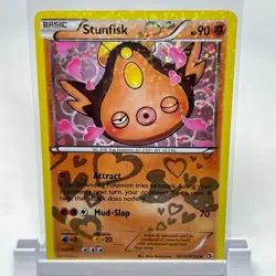 Pokemon TCG - Stunfisk RC12/RC25 Legendary Treasures Radiant Collection Holo LP - Image 1