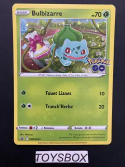 Carte Pokemon Bulbizarre SWSH231 / EB PROMO Pokemon GO POGO / NEUF FR - Image 2