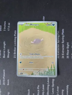 Paldean Wooper 221/193 Illustration Rare Paldea Evolved Pokemon English NM - Image 1