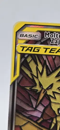 Pokemon TCG Hidden Fates Moltres & Zapdos & Articuno Stained Glass Promo SM210 - Image 2