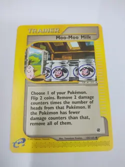 MINT Moo-Moo Milk 155/165 Common Expedition Pokemon Card - Image 1