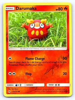 Darumaka 23/214 Common Unbroken Bonds Pokemon Reverse Holo Lightly Played - Image 1
