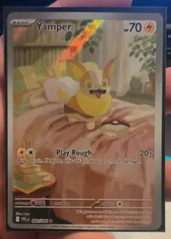 Yamper 099/094 IR NM Pokemon Card ME02 Phantasmal Flames - Image 1