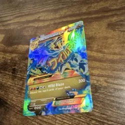 Pokemon TCG M Charizard EX Mega Evolution Full Art Ultra Rare Holo Flashfire 69… - Image 2