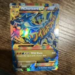 Pokemon TCG M Charizard EX Mega Evolution Full Art Ultra Rare Holo Flashfire 69… - Image 4