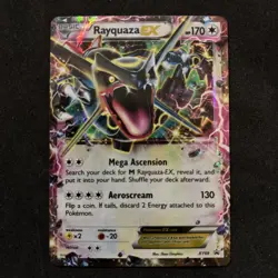 Pokemon TCG Rayquaza EX XY69 Shiny Black Star Promo Holo Rare Card - Image 2