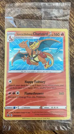 SEALED Pokemon Special Delivery Charizard SWSH075 Sword & Shield Promo - Image 1