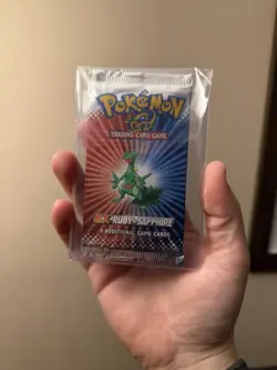 Pokemon EX Ruby & Sapphire Booster Pack Sceptile Art HEAVY 17.37g Sealed 45496840037 - Image 1