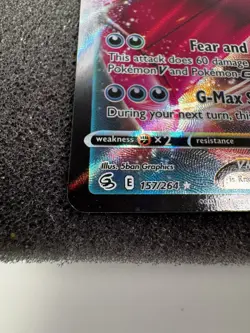 Pokemon TCG Gengar VMAX Ultra Rare Holo 157/264 2021 Fusion Strike NM - Image 3