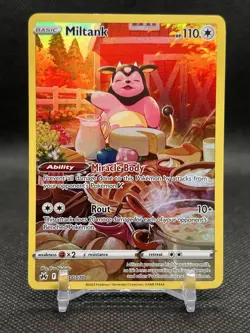 Pokemon TCG Miltank GG24/GG70 Crown Zenith: Galarian Gallery Illustration Rare - Image 1