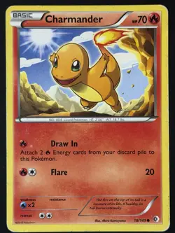 CHARMANDER 18/149 BOUNDARIES CROSSED POKEMON COMMON HP - Image 1