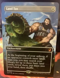 Land Tax (Anime Borderless) 66 M Wilds of Eldraine: Enchanting Tales NM MTG - Image 1