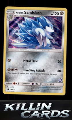 Alolan Sandslash - SM127 SM127 Pokemon Promo SM Promos Card LP - Image 1