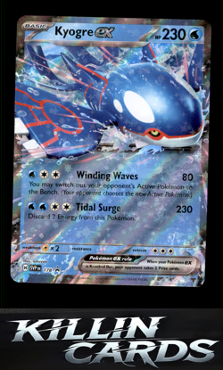 Kyogre ex - 178 178 Pokemon Promo SV: Scarlet & Violet Promo Cards Card NM - Image 1