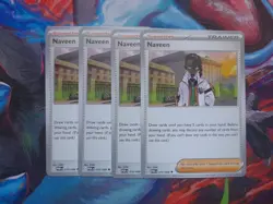 4x Naveen 079/088 x4 - NM Perfect Order Pokemon Playset ME03 - Image 1