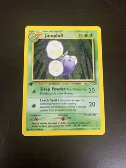 Pokemon TCG Jumpluff Neo Genesis 7 Holo 1st Edition Holo Rare - Image 1