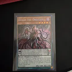 Yugioh Shade the Obscure BLZD-EN083 SECRET RARE NM - Image 1