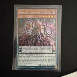 Yugioh Shade the Obscure BLZD-EN083 SECRET RARE NM - Image 2