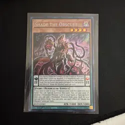 Yugioh Shade the Obscure BLZD-EN083 SECRET RARE NM - Image 3