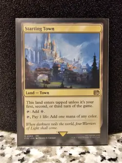 Final Fantasy MTG - Starting Town Rare Non-Foil (Near Mint) - Image 2