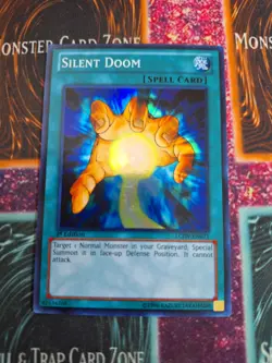 Yu-Gi-Oh! TCG Silent Doom LCJW-EN071 Super Rare 1st Edition Near Mint - Image 1
