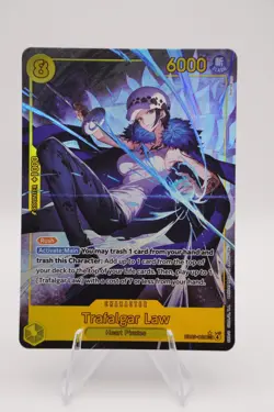One Piece CCG English Trafalgar Law SEC Alt Art EB03-062 NM Heroine Edition - Image 1