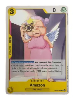 New: One Piece CCG Amazon OP05-099 Awakening of the New Era Regular Uncommon - Image 1