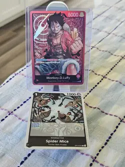 One Piece Monkey.D.Luffy Foil Card ST01-001 Leader Rare Pre-Erreta - Image 5