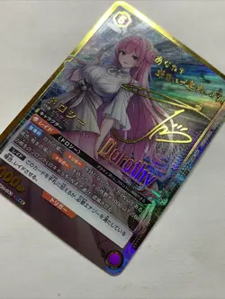 Dorothy Nikke Goddess Of Victory UNION ARENA FOIL Gold Signed Card Rare DIY Sexy - Image 3