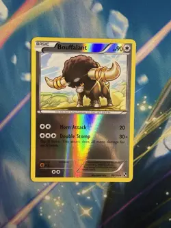Bouffalant 90/114 Black & White Reverse Holo - Image 3