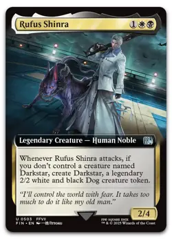 Rufus Shinra (Extended Art) #503 (NM) Final Fantasy FIN Magic MTG - Image 1