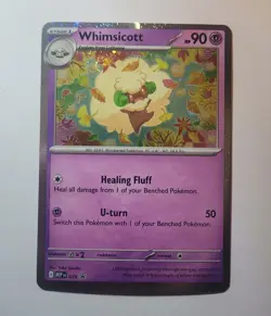 Cottonee MEP 018 & 019 Whimsicott Phantasmal Flames Black Star Promo Pokemon TCG - Image 3