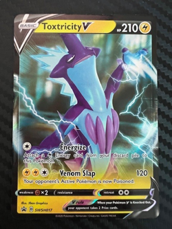 Pokemon TCG Toxtricity V SWSH017 Sword & Shield Promo NM - Image 1