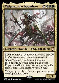 Vishgraz, the Doomhive Foil Phyrexia: All Will Be One Commander 4 NM MTG - Image 1