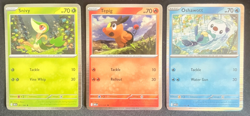 Pokemon Tepig 011 Snivy 001 Oshawott 021 Black Bolt White Flare Promo Set (3) NM - Image 1