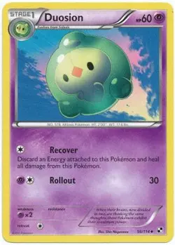 Pokemon Black & White 56/114 Duosion Uncommon Card - Image 1