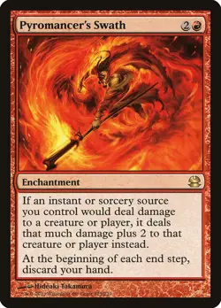 Pyromancer's Swath Modern Masters NM Red Rare MAGIC GATHERING CARD ABUGames - Image 1
