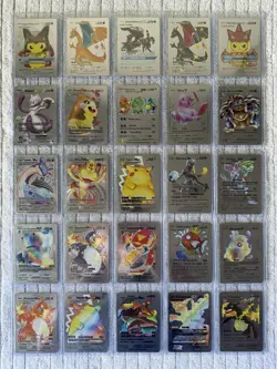 Lot Of 25 Silver Foil Fan Art Pokemon Cards - Image 1