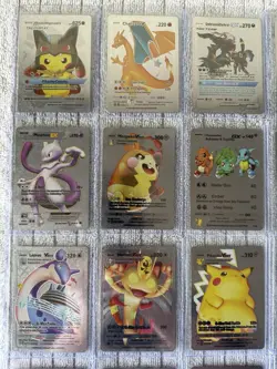 Lot Of 25 Silver Foil Fan Art Pokemon Cards - Image 2