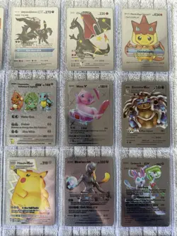 Lot Of 25 Silver Foil Fan Art Pokemon Cards - Image 3