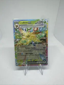 Pokemon Leafeon ex Tera Holo Double Rare 006/131 Sv: Prismatic Evolutions Card - Image 1