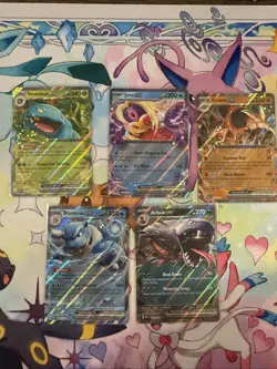 Pokemon 151 EX Double Rare Lot Of 5 - Image 1